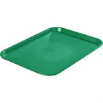 Tray, Cafeteria/Fast Food, Green, 10 X 14"