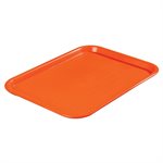 Tray, Cafeteria/Fast Food, Orange, 12 X 16"