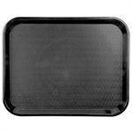 Tray, Cafeteria/Fast Food, Black, 14 X 18"