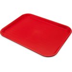 Tray, Cafeteria/Fast Food, Red, 14 X 18"