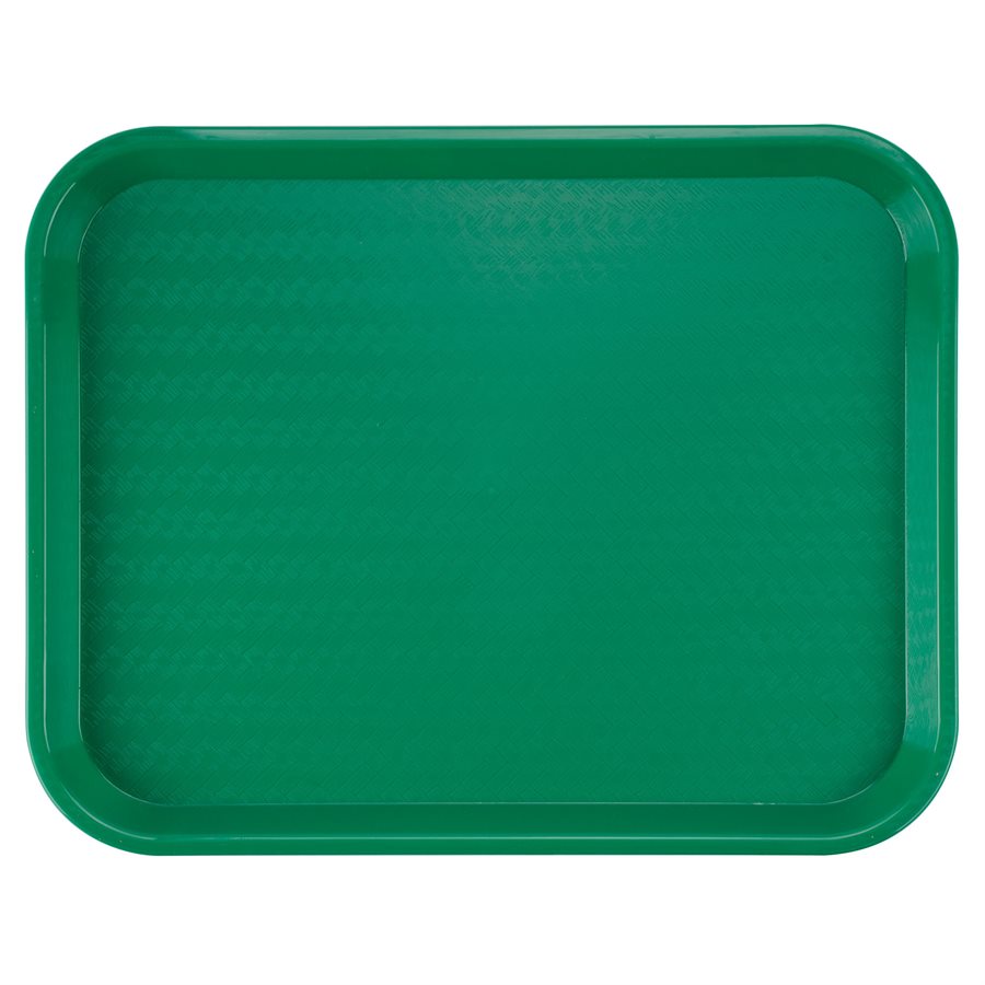 Tray, Cafeteria/Fast Food, Green, 14 X 18"