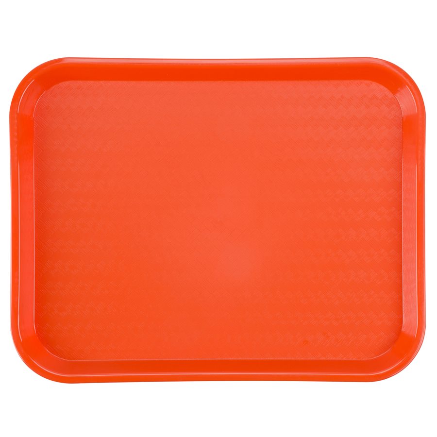 Tray, Cafeteria/Fast Food, Orange, 14 X 18"