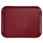 Tray, Cafeteria/Fast Food, Burgundy, 14 X 18"