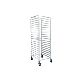 20 pan, 20 1/4" wide aluminum rack 