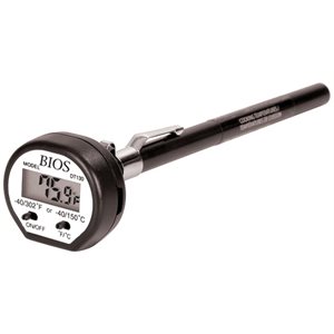 Pocket Thermometer, Digital, 5" Stem