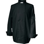 Veste De Cuisinier, Large, Noir, "Economy Basic"