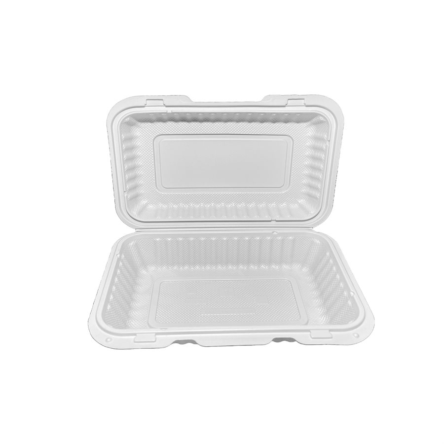 9"X6"X3" COMPOSTABLE LUNCHBOX 150/BX