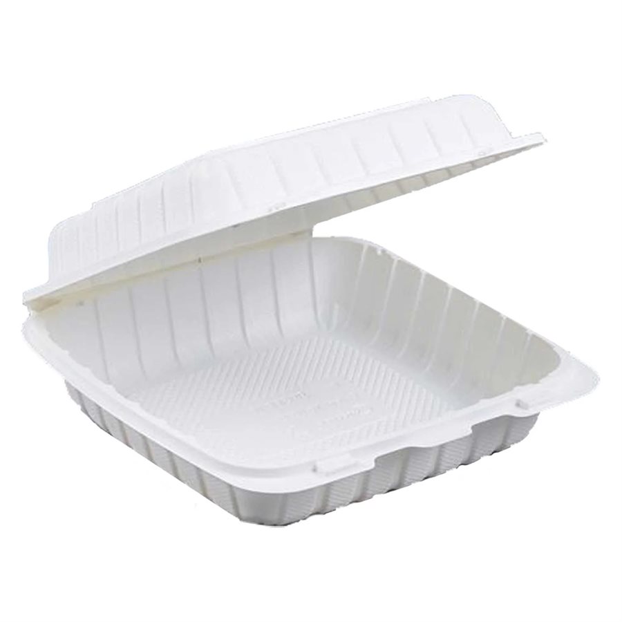 8" X 8" X 3" COMPOSTABLE CONTAINER 150/BX