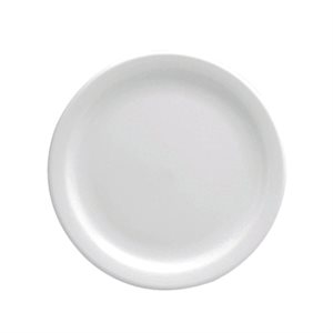 Plate, Round, Narrow Rim, Buffalo Bright White, 5.5" Dia, 3Dz