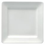 Plate, Square, Buffalo Bright White, 12", "Oneida", 1Dz