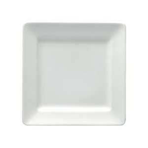 Plate, Square, Buffalo Bright White, 12", "Oneida", 1Dz