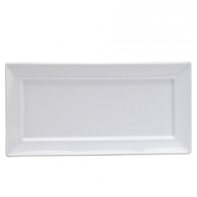 Plate, Rectangular, Buffalo Bright White, 9.5 X 4.75", 3Dz