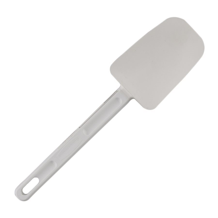 Spatula, Spoon-Shaped, 9.5" Length, White