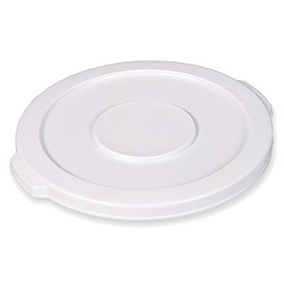 Container Lid, Round, For 44 Gallon Bins, White