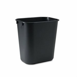 Wastebasket (Trash Can), Small, 13.6 Qt, Black