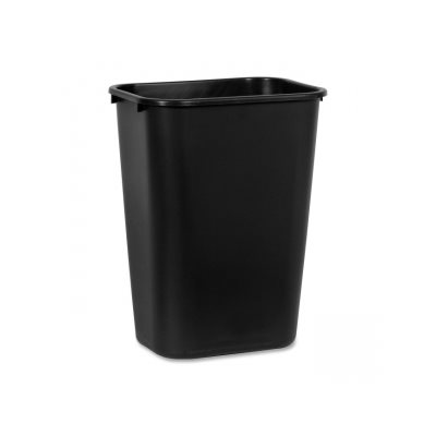 Wastebasket (Trash Can),Large, 41 Qt, Black