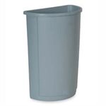 Container/Trash Can, half Round, 21 US Gallon(79.5L), Beige