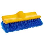 Scrub Brush (Floor), Plastic Block, Bi-Level, Polypropylene Fill