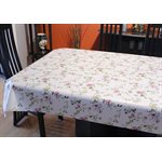 Nappe de Table "Fleur Pourpre", 54 Po x 20 Mètres