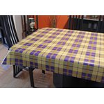 Nappe de Table "Carreaux Bleu et Jaune", 54 Po x 20 Mètres