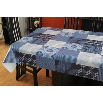 Tabletop "Quilt Blue", 54" x 20 Meters