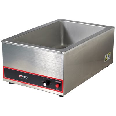 Countertop Electric Food Warmer with One(1) Full Size Pan Wells, 1200W