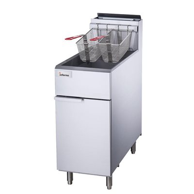 FRYER 15" 50LBS/CAP, 120000BTU, PRO/GAS