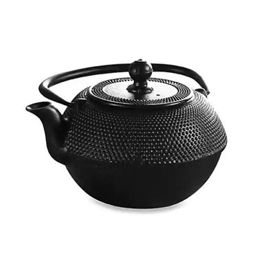 “NAIL HEAD” CAST IRON TEAPOT – BLACK