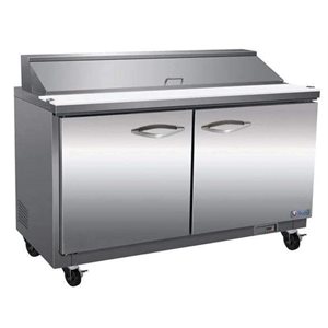 Refrigerated Salad/Sandwich Prep Table 48", Two(2) Doors