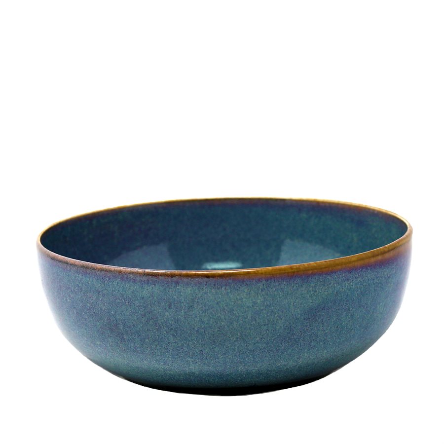 Round Coupe Shape Deep Bowl 9.2" , Azure Color