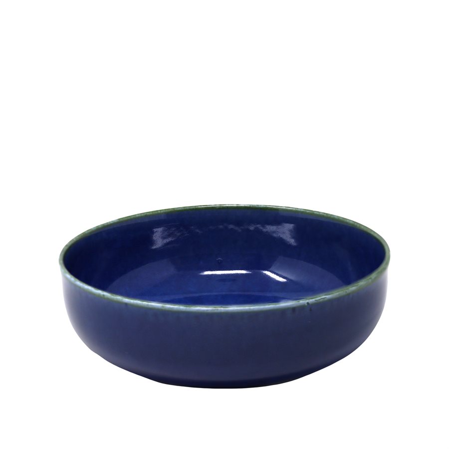 Round Coupe Shape Deep Bowl 8.4" , Blue Sky Color