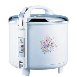 Rice Cooker/Warmer, 15 Cups, Floral White