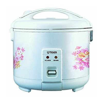 Rice Cooker/Warmer, 8 Cups, Floral White