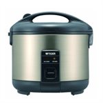 Rice Cooker/Warmer, 10 Cups, Stainless Steel