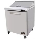 Refrigerated Sandwich/Salad Prep Table 27.5" , One Door, One Section