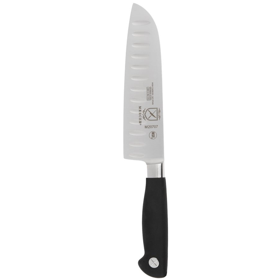 Couteau "Santoku", Forgé, Bord "Granton", Pleine Soie, 18 CM