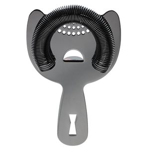 HEAVY DUTY BAR STRAINER - BLACK