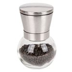 Mill, Salt/Pepper Seeds, 4" Diameter, Stainless Steel Top