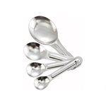 Ensemble de Cuillères à Mesurer, 4 Pièces, Acier Inoxydable