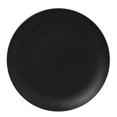 Petite Assiette Sans Bord 18cm - Noir Neo Fusion