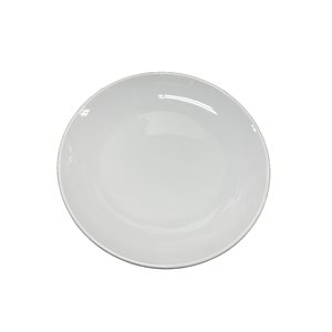 PIANKA ROUND PLATE 10.8" WHITE