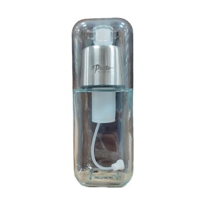 Pompe Action 180ml , Multi Brumiseur, Verre/Acier Inoxydable