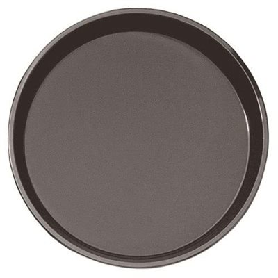 Cambro Brown 11" Round Polytread Serving Tray