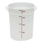 Cambro RFS4148 4 Qt. Round Food Storage Container - White