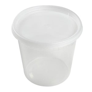 Extra Strong Soup Container 24 oz. , With Lid, (24/PK)