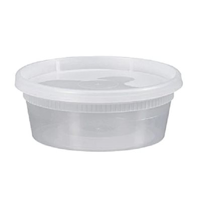 Extra Strong Soup Container 8 oz. , With Lid, (24/PK)