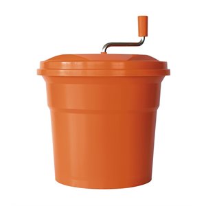 Salad Spinner, Manual, 5 Gal ( 20 Qt), Orange