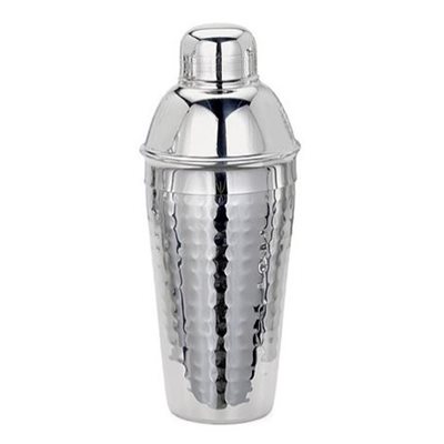 Cocktail Shaker, Hand Hammered, Stainless steel, 24 Oz