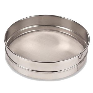 Sieve, Stainless Steel Rim w/ Mesh, 10" Diameter