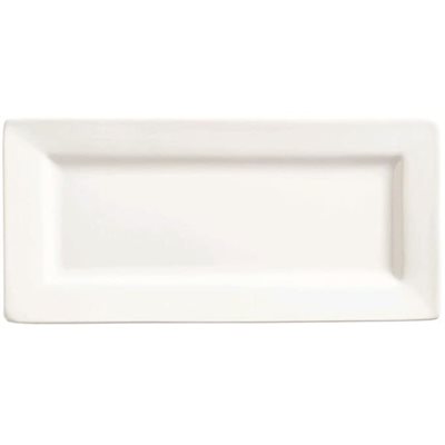 Rectangular Plate 11" X 5" White Porcelain